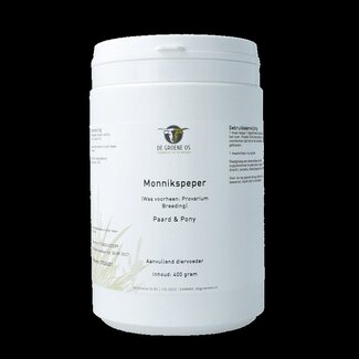 De Groene Os Monnikspeper paard & pony 400 Gram