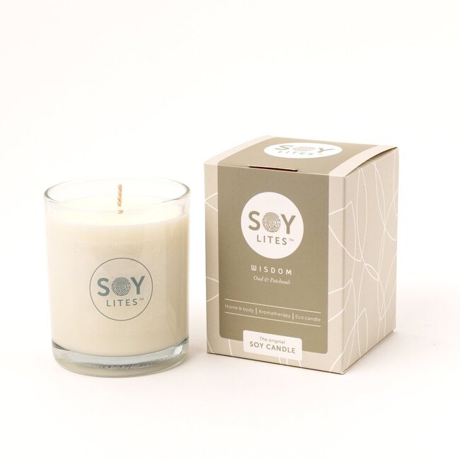 Soja geurkaars wisdom 220 Milliliter