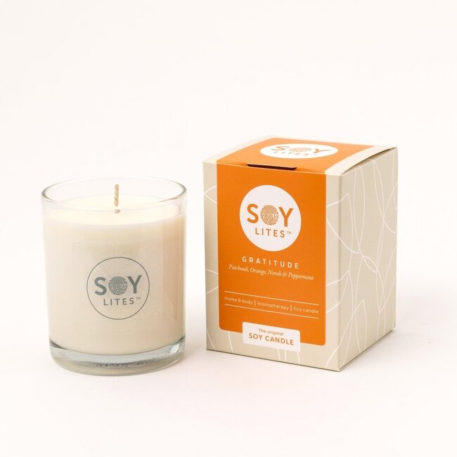 Soja geurkaars gratitude 220 Milliliter