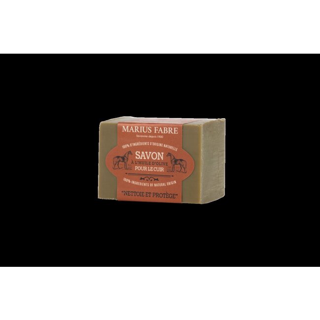 Paard olijfolie zeep voor leer bio 200 Gram