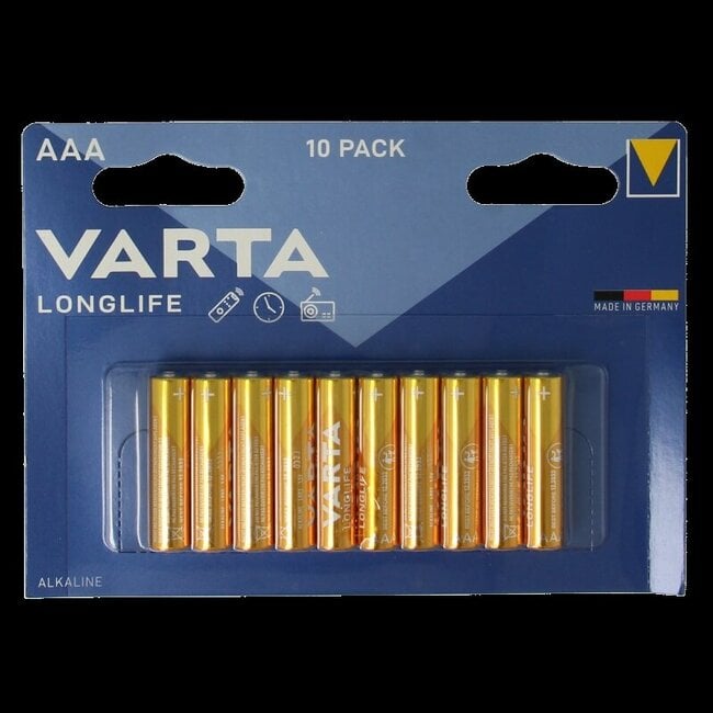 Batterij AAA micro 10 Stuks