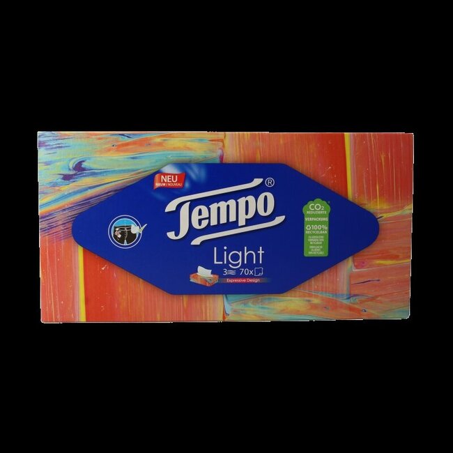 Tissue box light 3-laags 70 Stuks