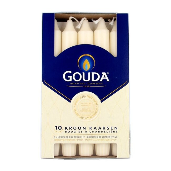Kroonkaars ivoor 200/24 10 Stuks