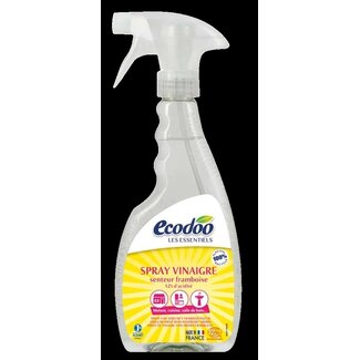 Ecodoo Witte alcoholazijn met frambozengeur spray bio 500 Milliliter