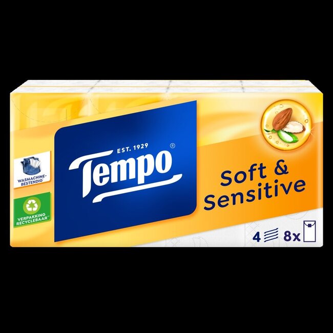 Soft & sensitive parfumvrij 9 Stuks