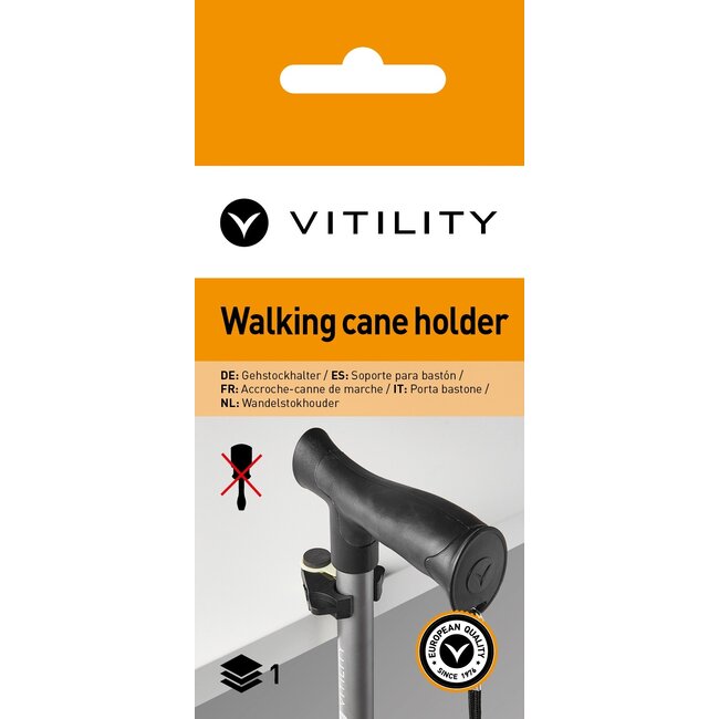 Vitility Wandelstokhouder 1 Stuks