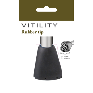 Vitility Rubberdop voor wandelstok 1 Stuks