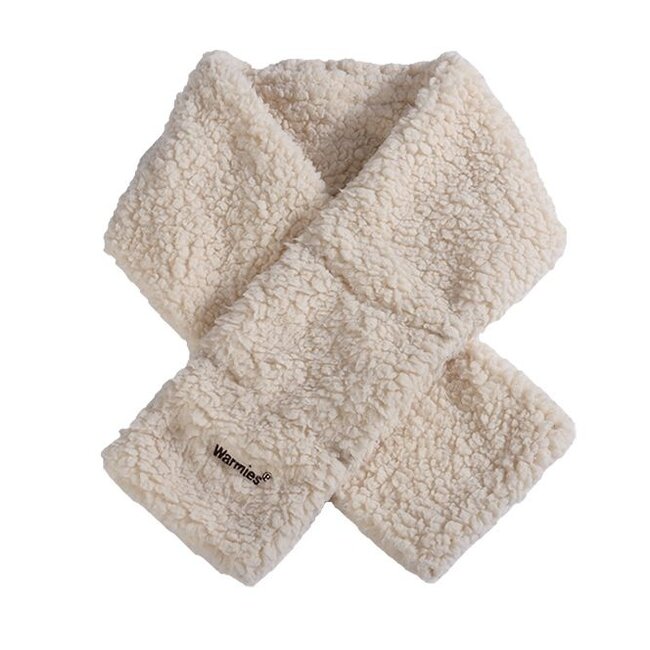 Shawl sherpa beige 1 Stuks