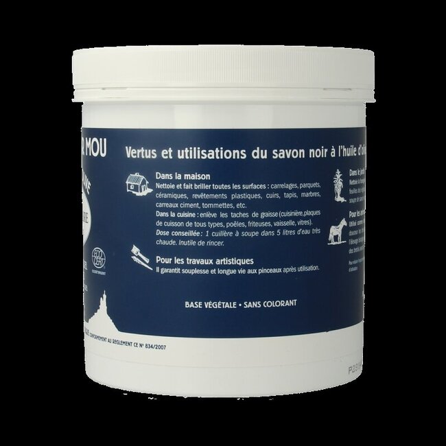 Marius Fabre Savon noir lavoir zwarte zeep pot 1 Kilogram