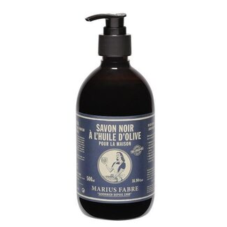 Marius Fabre Savon noir zwarte zeep met pomp 500 Milliliter