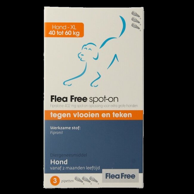 Fipralone spot on hond X large 3 Stuks