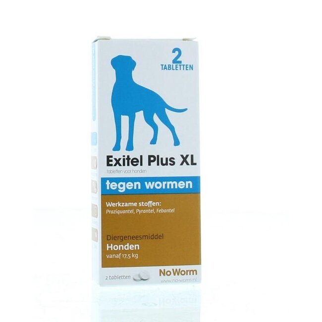 No worm hond large 2 Tabletten