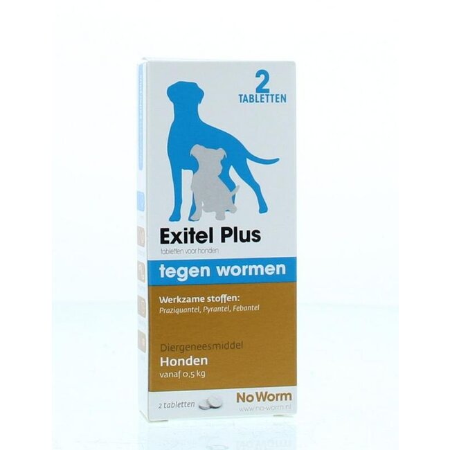 No worm hond small 2 Tabletten