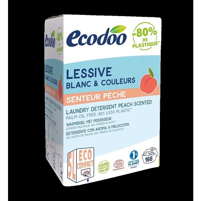 Wasmiddel perzik bag in box bio 5 Liter