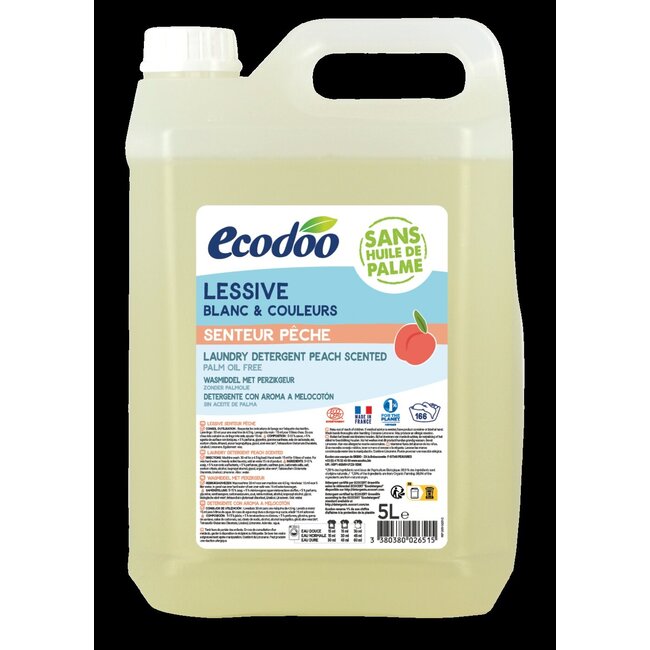 Wasmiddel geconcentreerd perzik bio 5 Liter