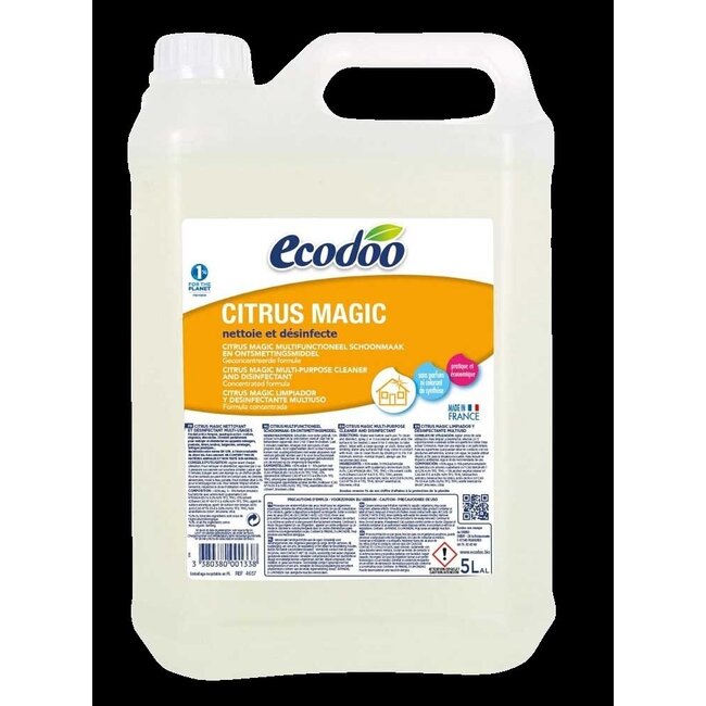 Schoonmaakmiddel citrus navul jerrycan bio 5 Liter