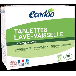 Ecodoo Vaatwasmachine tablets bio 30 Stuks
