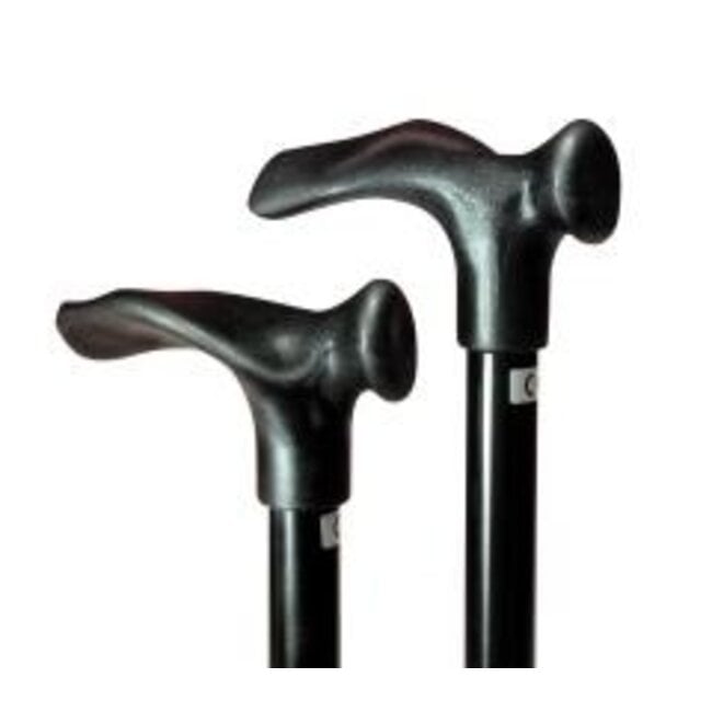 Wandelstok comfort opvouw zwart rechts 1 Stuks