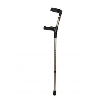 Able 2 Elleboogkrukken dubbel verstelbaar brons metallic 2 Stuks