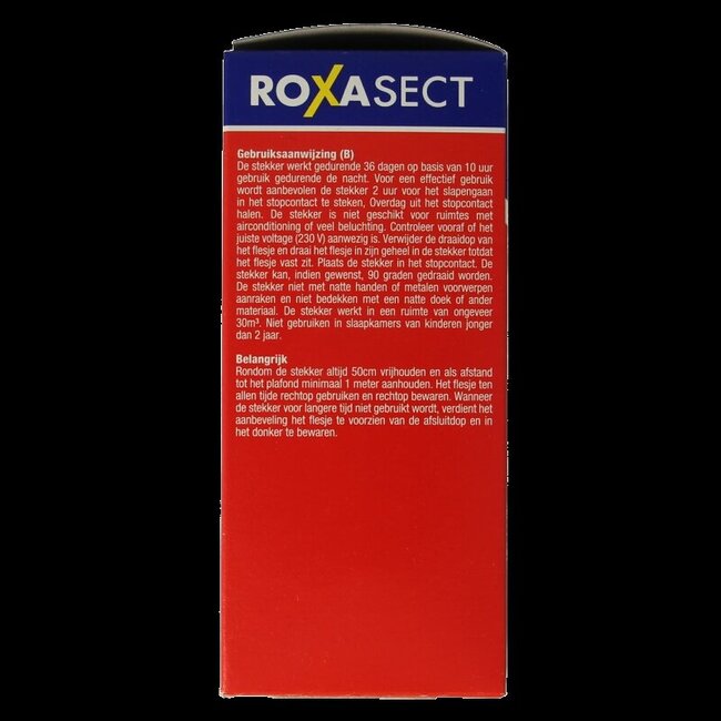 Roxasect Stekker tegen muggen op basis van prallethrin 1 Stuks