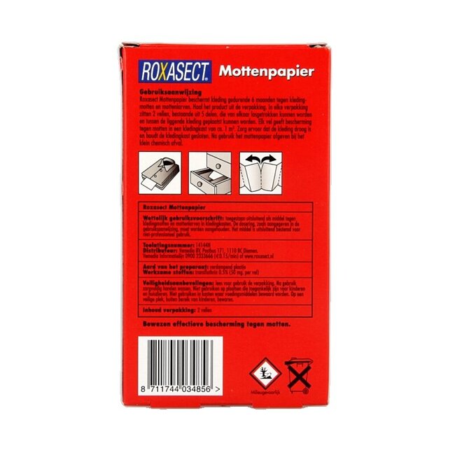 Roxasect Mottenpapier 2 Stuks