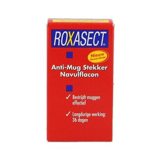 Roxasect Stekker tegen muggen navul 1 Stuks
