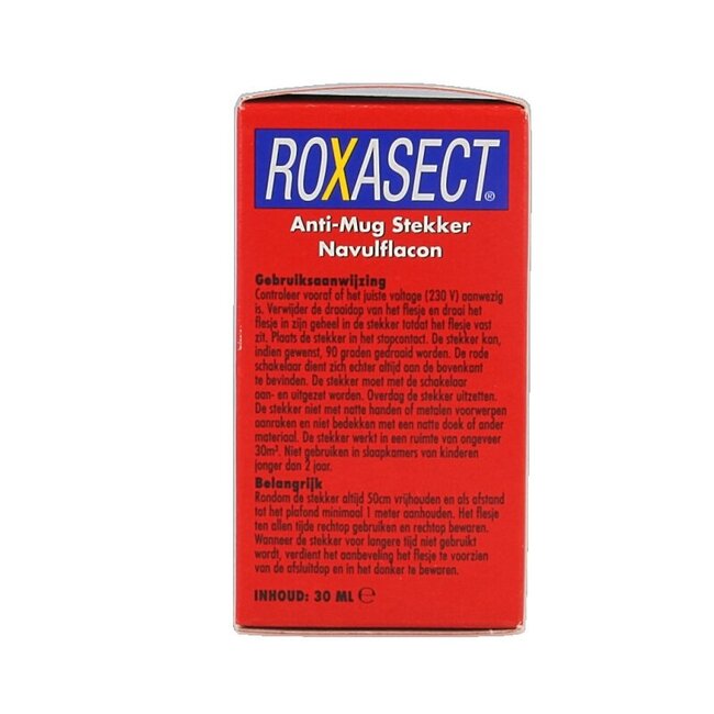 Roxasect Stekker tegen muggen navul 1 Stuks