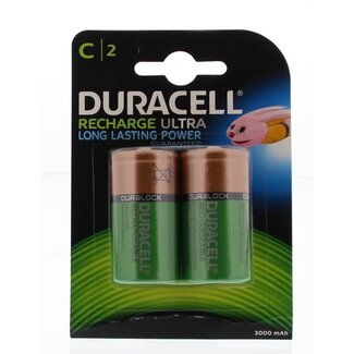 Duracell Rechargeable C HR14 2 Stuks