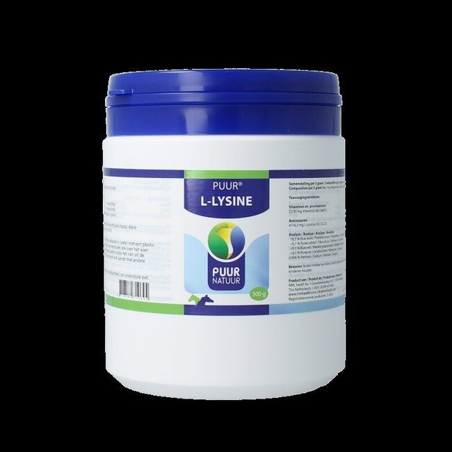 L Lysine paard en pony 500 Gram