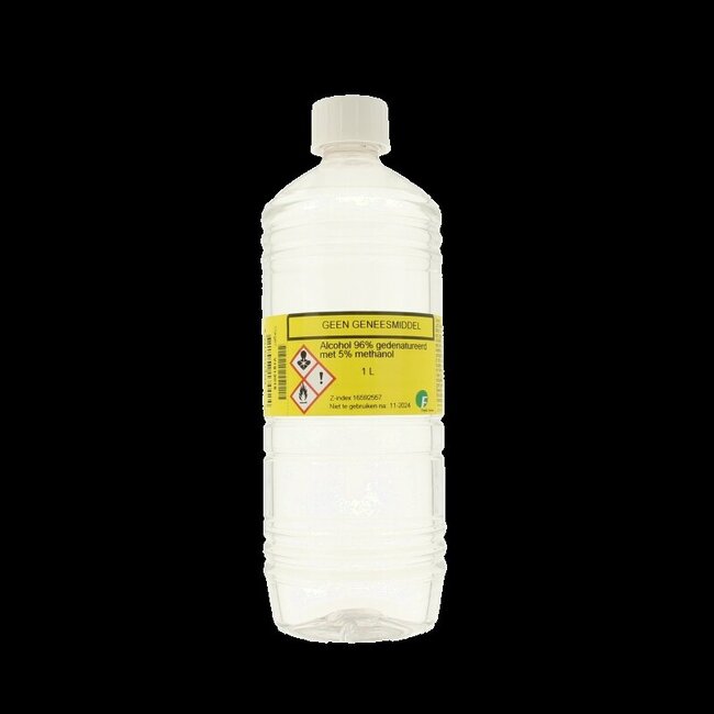 Alcohol 96% gedenatureerd met 5% methanol 1 Liter