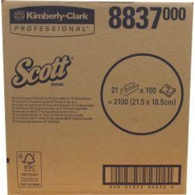 Tissues 21 x 100 stuks 2100 Stuks
