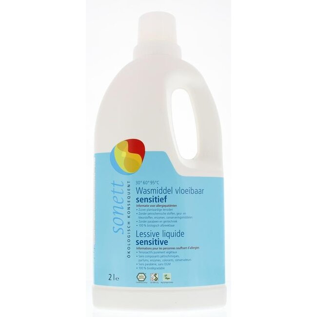 Wasmiddel vloeibaar sensitief 2 Liter