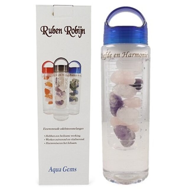 Aqua gems drinkfles liefde & harmonie 1 Stuks