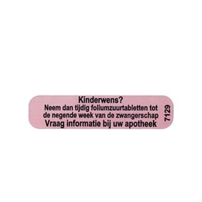 Sticker kinderwens 1000 Stuks