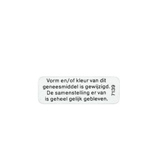 Sticker vorm en/of kleur 1000 Stuks