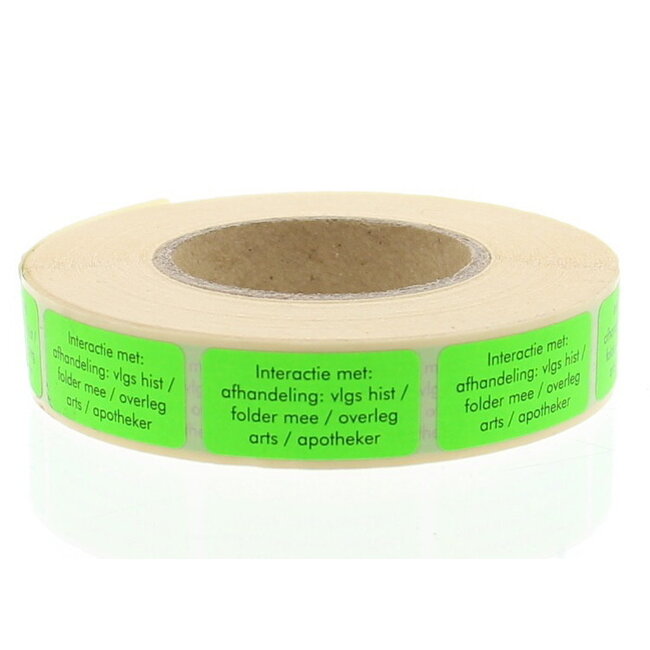 Sticker interactie met 1000 Stuks