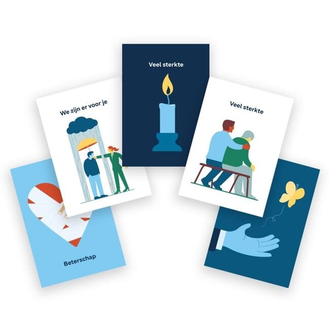 Service Apotheek Rouw/sterkte kaartenset  zonder envelop 1 Set