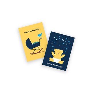Service Apotheek Geboortekaarten Hoera een kleintje 1 Set