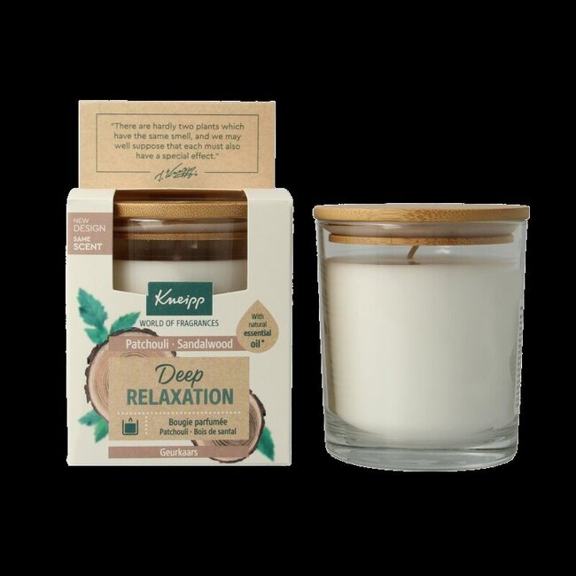 Bougie parfumée Kneipp santal patchouli 145 g