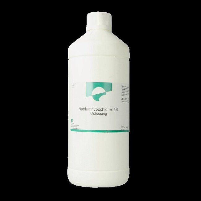 Chloorbleekmiddel natriumhypochloriet 5% 1 Liter