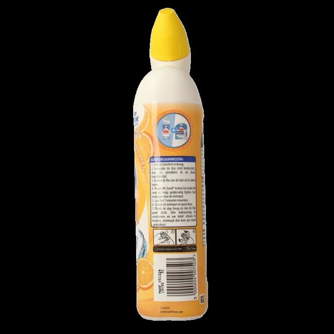 WC Eend Gel Nettoyant WC Action Éclat d'Agrumes 750 millilitres