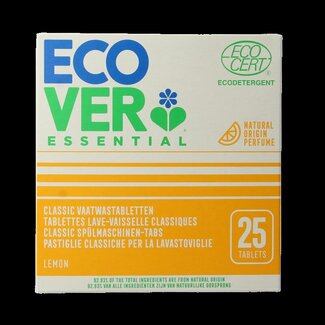Ecover Tablettes lave-vaisselle Ecover Essential 25 pièces