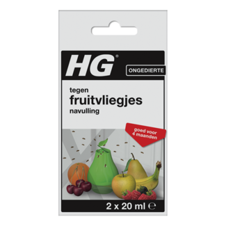 HG HG X fruitvliegjesval navul 20ml 2 Stuks