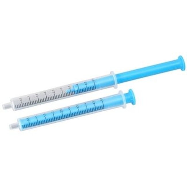Doseerspuit 5ml blauw 50 Stuks