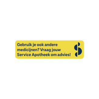 Service Apotheek Sticker gebruikt u nog andere geneesmiddelen 200st 1 Rol