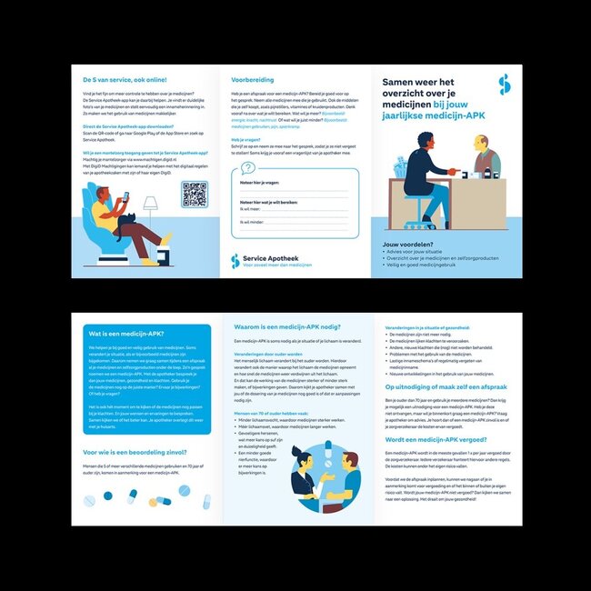 Folder medicatiebeoordeling 50 Stuks