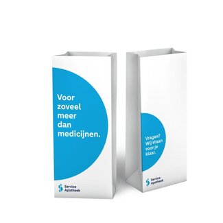 Service Apotheek Service Apotheek Blokbodemzak 14 x 9.5 x 31cm 6663 500 Stuks