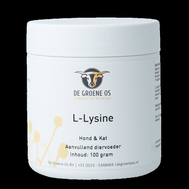 L-Lysine en vitamine B6 hond/kat 100 Gram