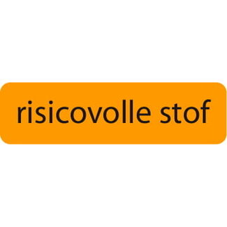 Blockland Strooketiket risicovolle stof 44 x 11mm 750 Stuks