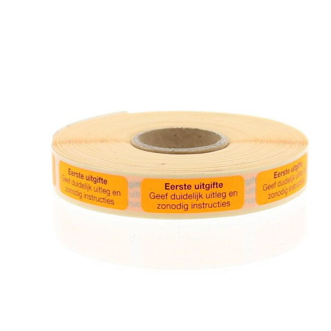 Strooketiket eerste uitgifte 30 x 10mm 1000 Stuks